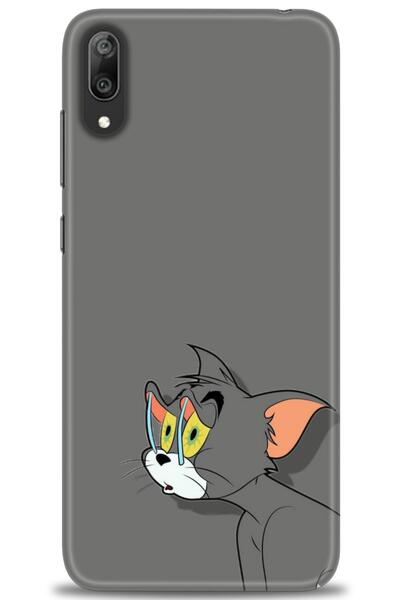 Rulet Aksesuar غطاء متوافق مع هاتف هواوي Y7 برايم 2019 HD مطبوع - غطاء سيليكو...