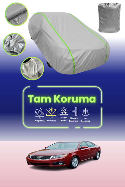 Dokaca Neo غطاء حماية للسيارة باللون الرمادي النيون قماش مجدّل متوافق مع سيار...