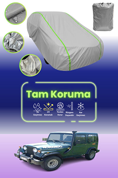 Dokaca Neo غطاء حماية للسيارة باللون الرمادي النيون قماش مجدّل سانج يونج كورا...