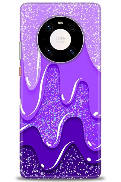 Rulet Aksesuar غطاء متوافق مع هاتف هواوي ميت 40 برو HD مطبوع - غطاء سيليكون م...