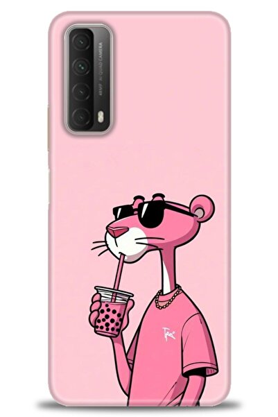 Rulet Aksesuar غطاء متوافق مع هاتف هواوي بي سمارت 2021 HD مطبوع - غطاء سيليكو...