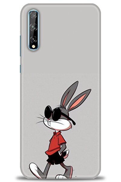 Rulet Aksesuar غطاء متوافق مع هاتف هواوي بي سمارت اس اتش دي مطبوع - غطاء سيلي...