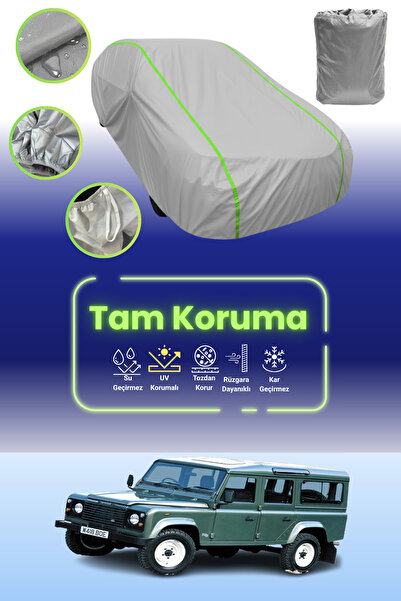 Dokaca Neo غطاء حماية للسيارة باللون الرمادي النيون قماش مجدّل لاند روفر ديفن...