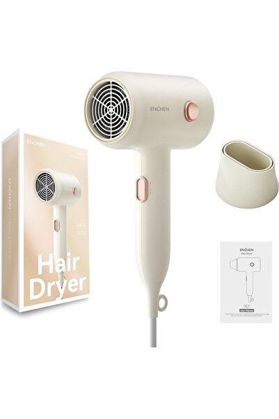 Enchen Hair Dryer AirDry - AR7, 1800W Fast Drying, Negative Ion for Smooth & Shiny Finish, 3 Modes f