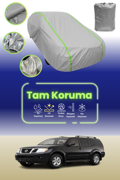 Dokaca Neo غطاء حماية للسيارة باللون الرمادي النيون قماش مجدّل متوافق مع نيسا...