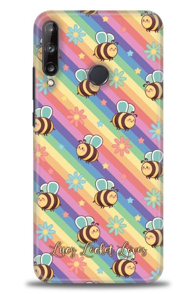 Rulet Aksesuar غطاء متوافق مع هاتف هواوي P40 Lite E HD مطبوع - غطاء سيليكون م...