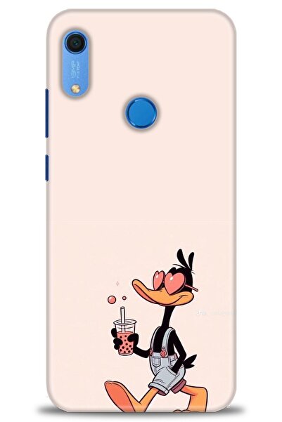 Rulet Aksesuar غطاء متوافق مع هاتف هواوي Y6S HD مطبوع - غطاء سيليكون مصمم - 407