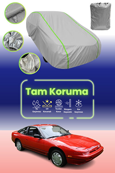 Dokaca Neo غطاء حماية للسيارة من القماش الرمادي النيون قماش مجدّل نيسان بلو بيرد متوافق مع قماش السيارة