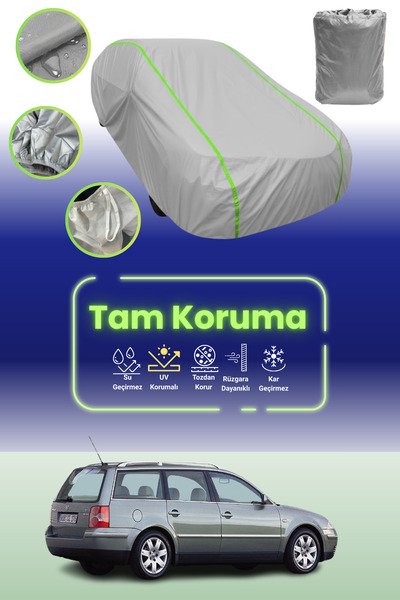 Dokaca Neo Gray Neon Corded Fabric Volkswagen Passat Variant 2000 - 2005 Comp...