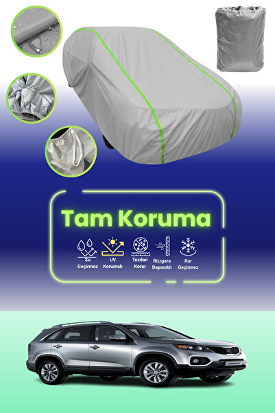 Dokaca Neo غطاء حماية للسيارة من القماش الرمادي اللامع قماش مجدّل متوافق مع س...