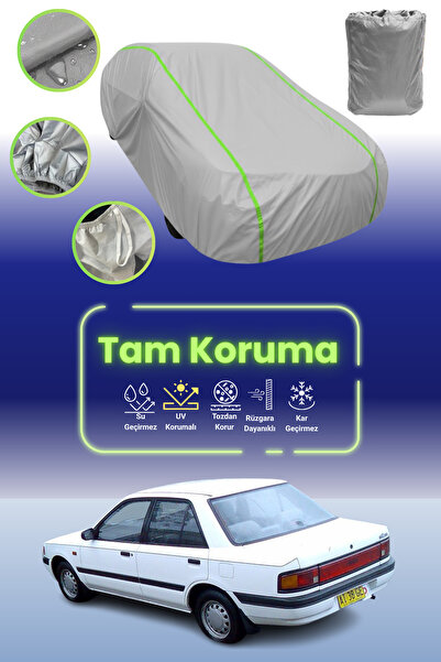 Dokaca Neo غطاء حماية للسيارة باللون الرمادي النيون قماش مجدّل مازدا 323 (Bg)...