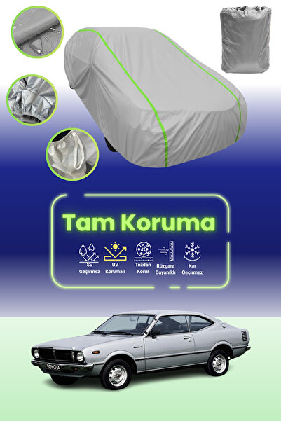 Dokaca Neo غطاء حماية للسيارة من القماش الرمادي اللامع قماش مجدّل تويوتا كورو...