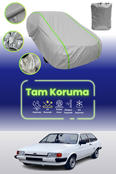 Dokaca Neo غطاء حماية للسيارة من القماش الرمادي النيون قماش مجدّل فورد فييستا...