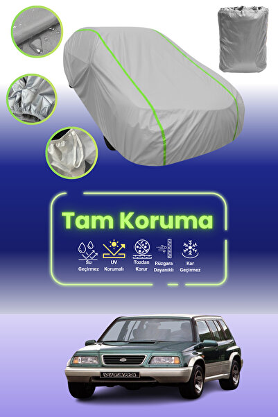 Dokaca Neo غطاء حماية للسيارة باللون الرمادي النيون قماش مجدّل سوزوكي فيتارا ...