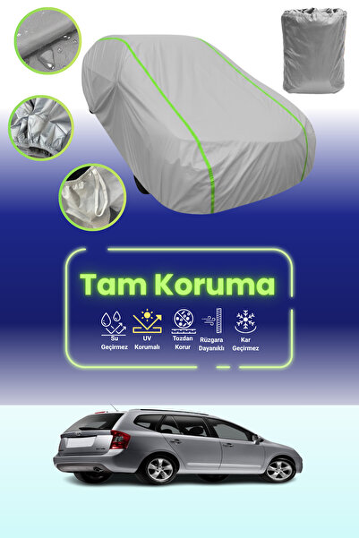 Dokaca Neo غطاء حماية للسيارة باللون الرمادي النيون قماش مجدّل كيا روندو 2008...