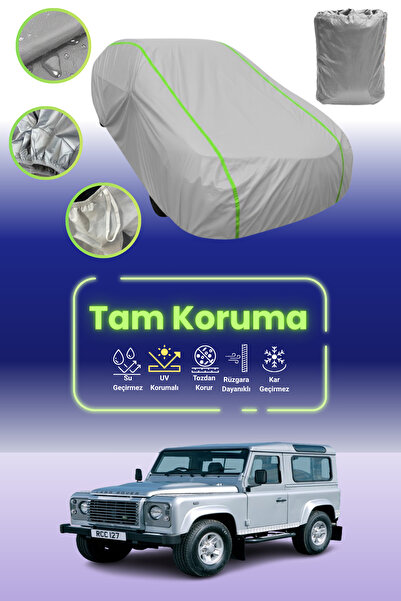 Dokaca Neo غطاء حماية للسيارة باللون الرمادي النيون قماش مجدّل لاند روفر ديفن...