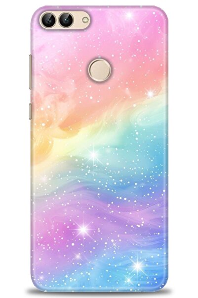 Rulet Aksesuar غطاء متوافق مع هاتف هواوي بي سمارت HD مطبوع - غطاء سيليكون مصم...