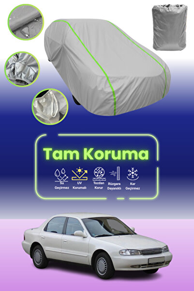 Dokaca Neo غطاء حماية للسيارة من القماش الرمادي النيون قماش مجدّل متوافق مع سيارة كيا كلاروس