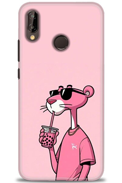 Rulet Aksesuar غطاء متوافق مع هاتف هواوي P20 لايت HD مطبوع - غطاء سيليكون بتص...