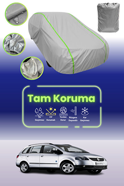 Dokaca Neo غطاء حماية للسيارة من القماش الرمادي النيون قماش مجدّل فولكس فاجن ...