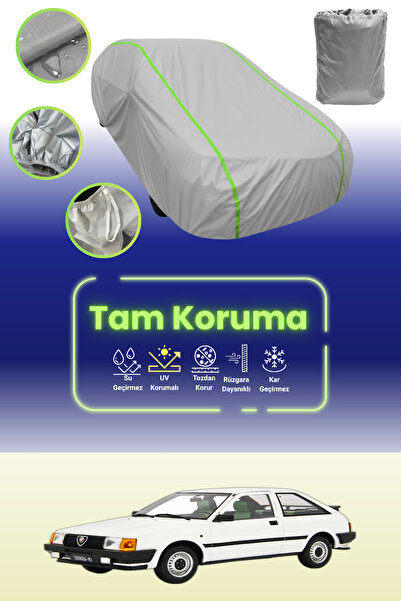 Dokaca Neo غطاء حماية للسيارة باللون الرمادي النيون قماش مجدّل ألفا روميو أرن...