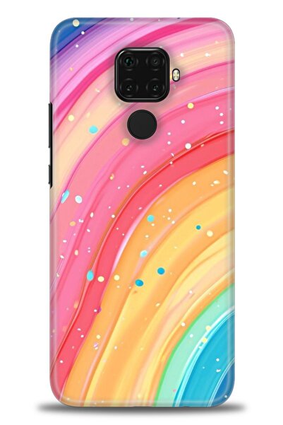 Rulet Aksesuar غطاء متوافق مع هاتف هواوي ميت 30 لايت HD مطبوع - غطاء سيليكون ...