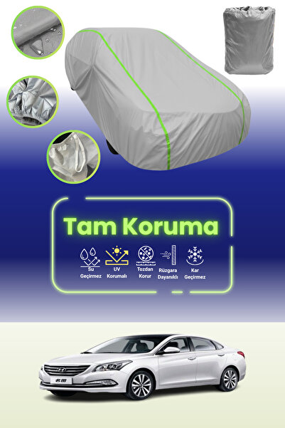 Dokaca Neo غطاء حماية للسيارة باللون الرمادي النيون قماش مجدّل متوافق مع سيارة هيونداي ميسترا 2014 - 2021