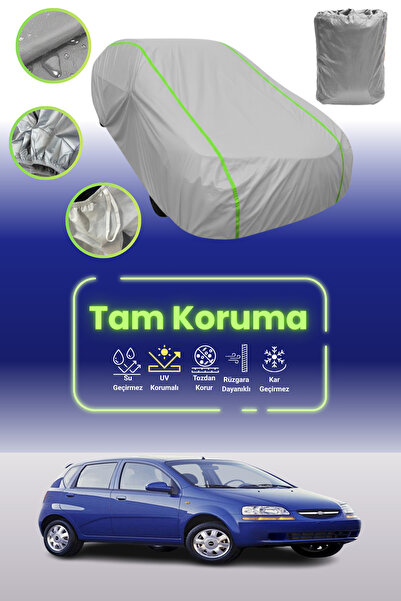 Dokaca Neo غطاء حماية للسيارة باللون الرمادي النيون قماش مجدّل لسيارة شيفرولي...