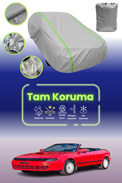 Dokaca Neo غطاء حماية للسيارة باللون الرمادي النيون قماش مجدّل تويوتا سيليكا ...