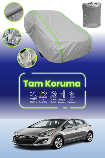 Dokaca Neo غطاء حماية للسيارة باللون الرمادي النيون قماش مجدّل متوافق مع سيار...