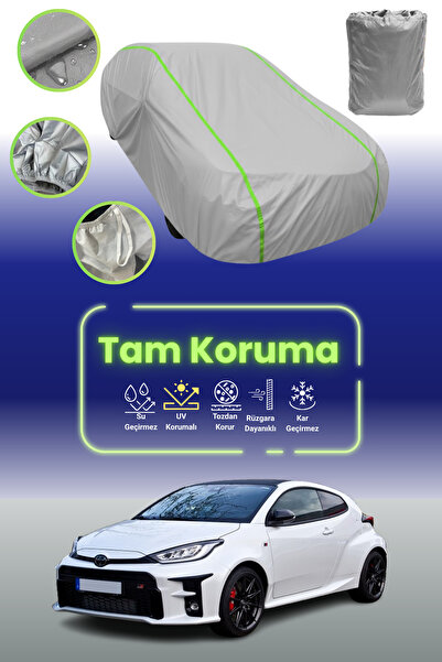 Dokaca Neo غطاء حماية للسيارة باللون الرمادي النيون قماش مجدّل تويوتا جي آر ي...