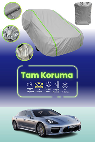 Dokaca Neo غطاء حماية للسيارة باللون الرمادي النيون قماش مجدّل لسيارة بورش با...