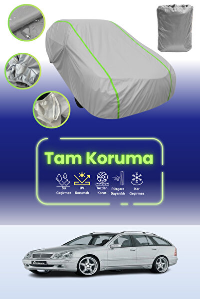 Dokaca Neo غطاء سيارة رمادي نيون قماش مجدّل مرسيدس سي-سيريز تي-موديل إيه إم جي (إس203) 2001 - 2004 متوافق مع السيارات