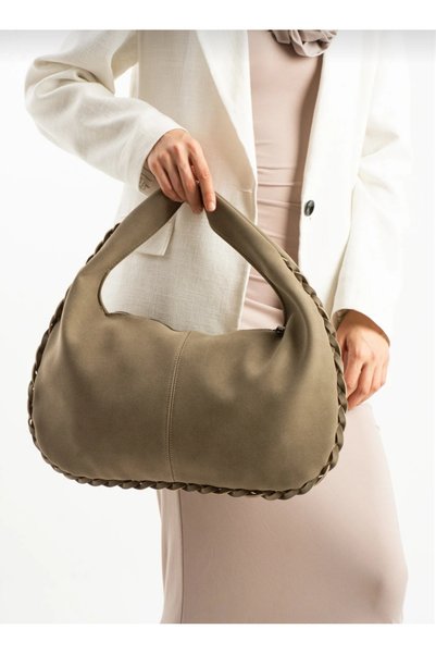 shop Shoulder Bag Handbag Partik Suede Sport Elegant Baguette Bag