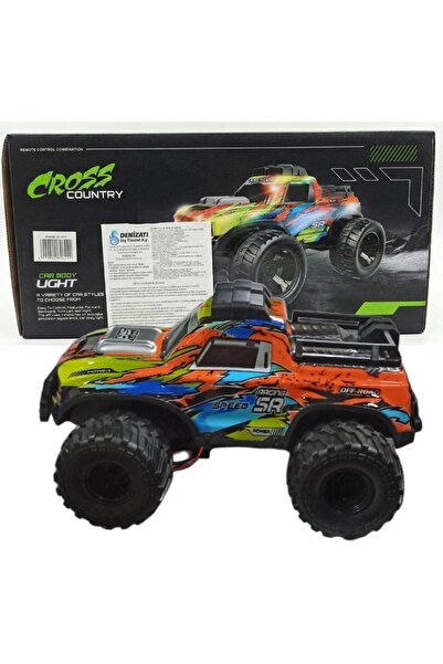 Sole 1:16 Ölçek Cross Country Işıklı Off-Road RC Araba – Uzaktan Kumandalı, 3...