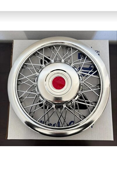 Universal Renault Toros Uyumlu 13 inç Krom Kaplama Telli Jant Kapağı 4'lü Takım