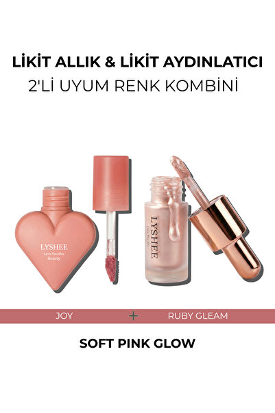 LYSHEE -love you she- Beauty Likit Allık ve Aydınlatıcı 2'li Makyaj Seti – Su...