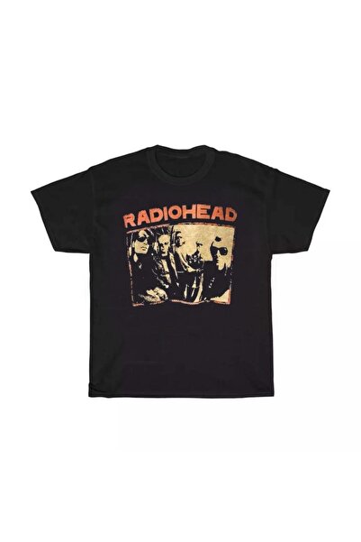 BALİNA Μαύρο μπλουζάκι Unisex Radiohead Group THE SOLO