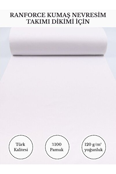 FabricMarket Ranforce Тканина для пошиття постільної білизни – 100% бавовна, ...