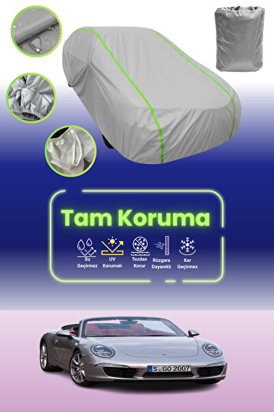 Dokaca Neo غطاء سيارة رمادي نيون متوافق مع بورش 911 كاريرا قماش مجدّل (991) ك...