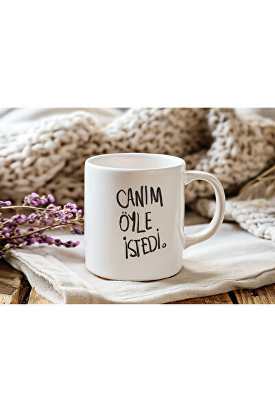 Beramussa Dear, That's What I Wanted Written Mug – Minimal Written Coffee Cup with Confidence-Themed Design