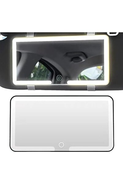 Arabest Car Sun Visor LED Cosmetic Mirror,Universal Car Cosmetic Mirror with 3 Light Modes