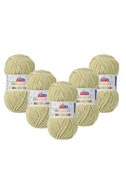 Himalaya 5 bucăți - Dolphin Baby Velvet Rope Pachet de 5 - 80359 - 100 Gr. 120 m.