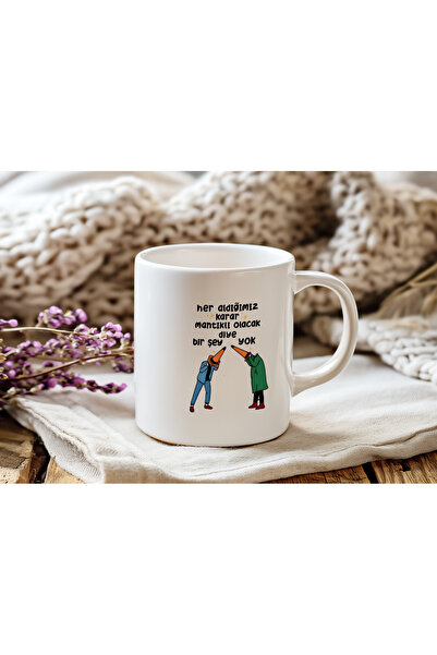 Beramussa There's Nothing Impossible Once We Decide to Do It Mug – Crazy Friends Cartoon Humorous Cup