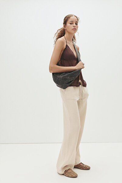 Pull & Bear Rustic textured pants