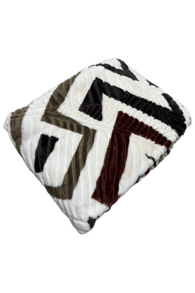 Merinos Gold Embossed Thick Single Blanket New Season 155 X 220 Brown