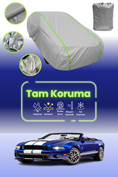 Dokaca Neo غطاء سيارة رمادي نيون قماش مجدّل فورد موستانج شيلبي جي تي 500 قابل...