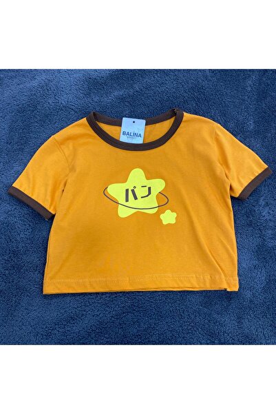 8line Πορτοκαλί Star κοντομάνικο μπλουζάκι