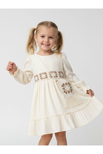 Cherrys Bebek Rochie pentru fetiță cu geantă Suzene