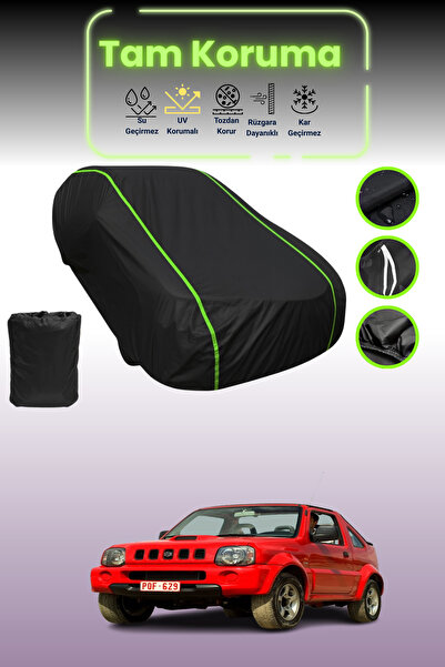 Dokaca Neo غطاء حماية من القماش الأسود اللامع لسيارة سوزوكي جيمني كابريوليه ق...